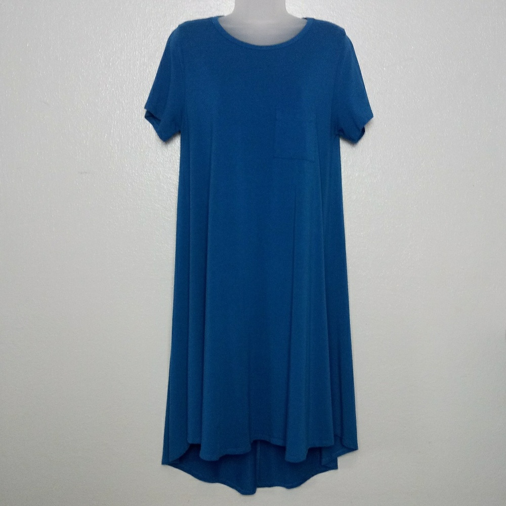 LULAROE Blue Carly Dress